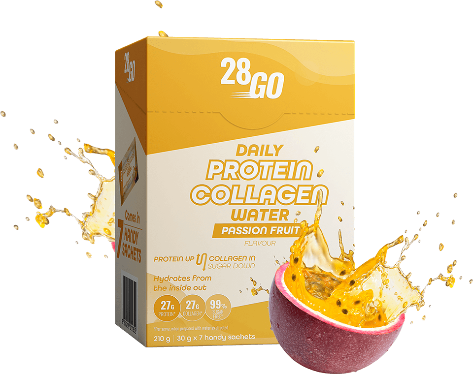 28go Protein Collagen Water Passionfruit 30g X 7 Pack